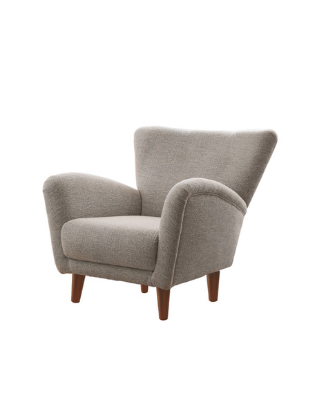 Wing Chair Teddy - Sivi   a.g