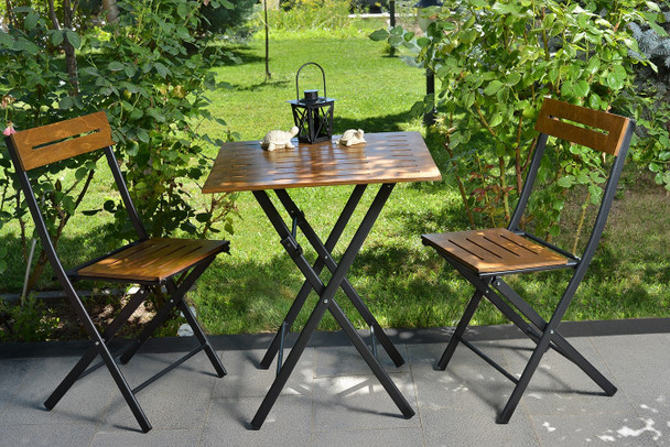Set vrtnih stolova i stolica (3 komada) Bistro set 4