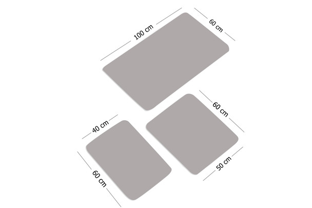 Set otirača (3 komada) Meki – Jorgovan.