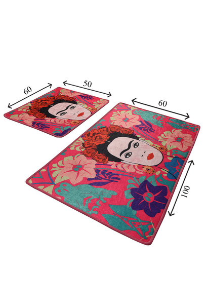 Set otirača (2 komada) Frida - Ružičasta.
