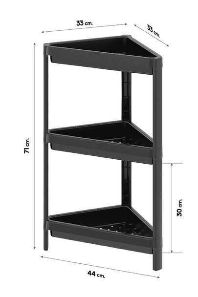 Plastična višenamjenska polica OMS-003-2.