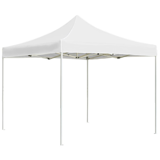 Profesionalni sklopivi šator za zabave 3 x 3 m bijeli 45485
