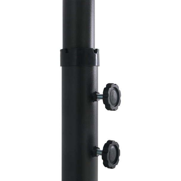 Vrtni suncobran s aluminijskom šipkom 460 x 270 cm plavi 47303