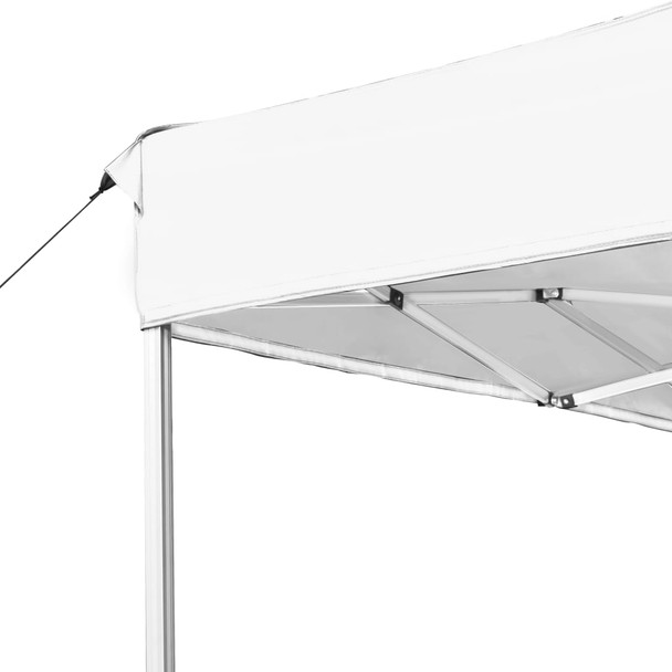 Profesionalni sklopivi šator za zabave 4,5 x 3 m bijeli 45495
