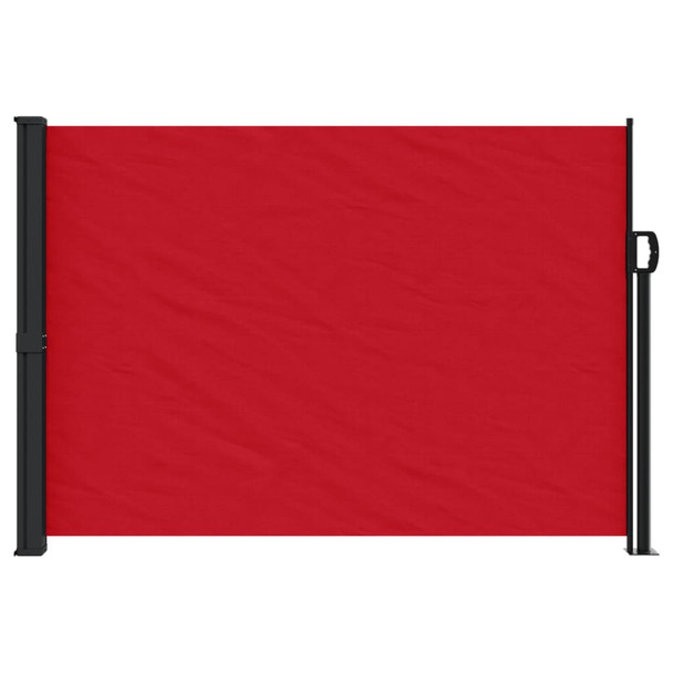 Uvlačiva bočna tenda 140 x 600 cm crvena 4004507