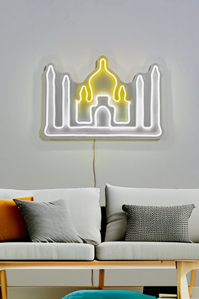 Dekorativna plastična led rasvjeta Taj Mahal - višebojan