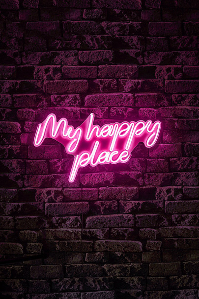 Dekorativna plastična led rasvjeta My Happy Place - Pink