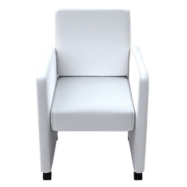 Blagovaonske stolice od umjetne kože 4 kom bijele