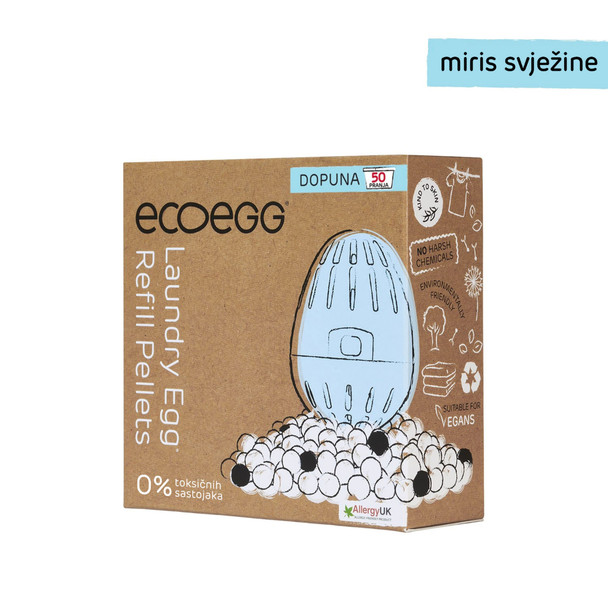 ECOEGG 2u1 dopuna za deterdžent i omekšivac za veš, Miris svježine-50 pranja