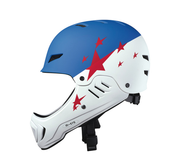 Micro Helmet Racing- White/Blue