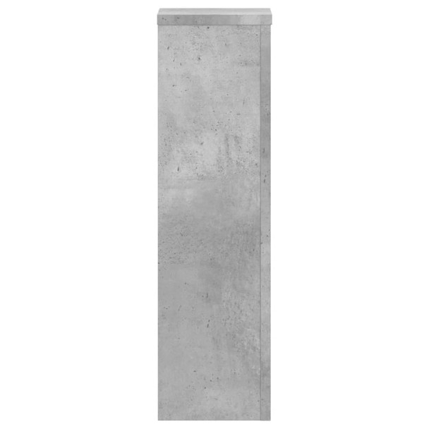 Stalci za biljke 2 kom siva boja betona 17 x 17 x 60 cm drveni n.p