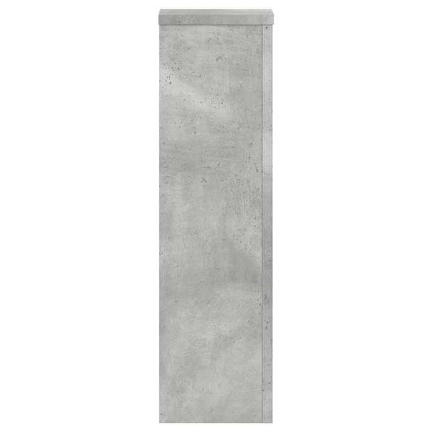 Stalci za biljke 2 kom siva boja betona 17 x 17 x 60 cm drveni n.p