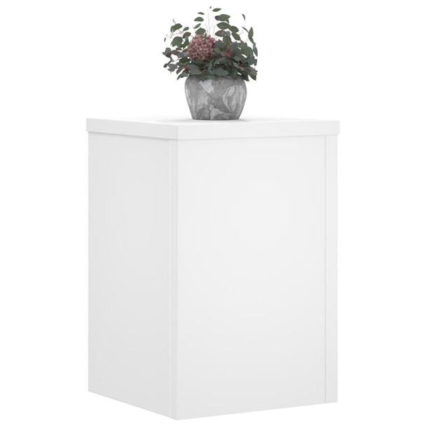 Stalci za biljke 2 kom bijeli 20x20x30 cm konstruirano drvo n.p