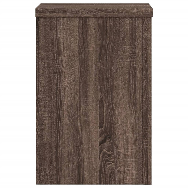 Stalci za biljke 2 kom boja hrasta 25x25x35 cm drveni n.p