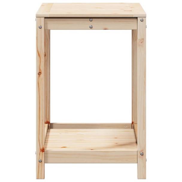 Stol za sadnju s policom 82,5 x 50 x 75 cm od masivne borovine n.p