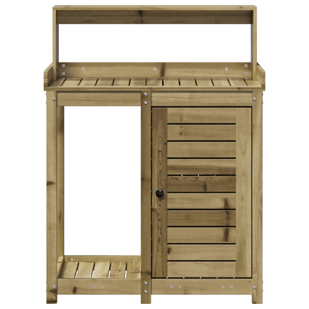 Stol za sadnju s policama 82,5 x 50 x 109,5 cm od borovine n.p