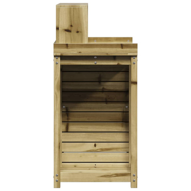 Stol za sadnju s policama 82,5 x 50 x 109,5 cm od borovine n.p