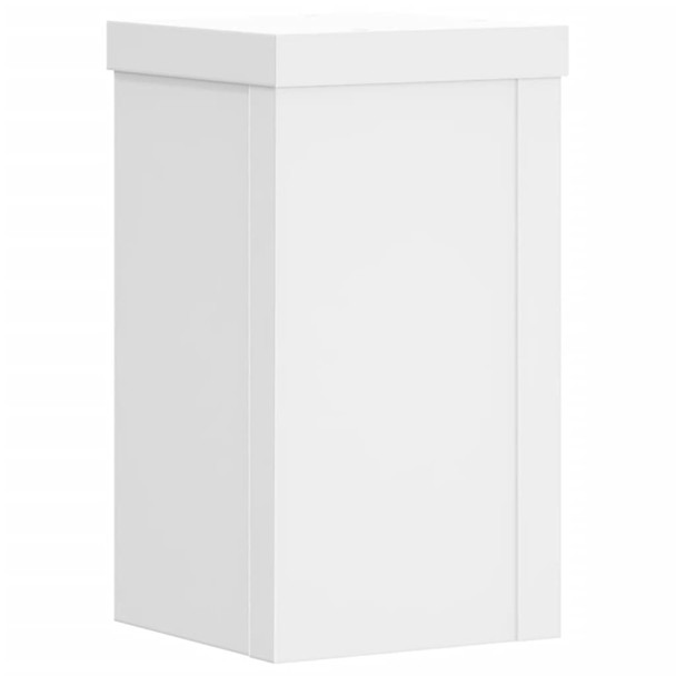 Stalci za biljke 2 kom bijeli 10x10x18 cm konstruirano drvo n.p
