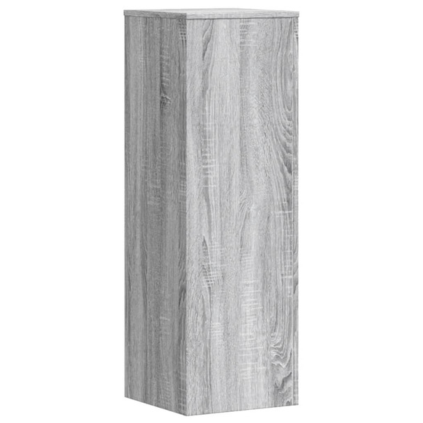 Stalci za biljke 2 kom siva boja hrasta 33 x 33 x 100 cm drveni n.p