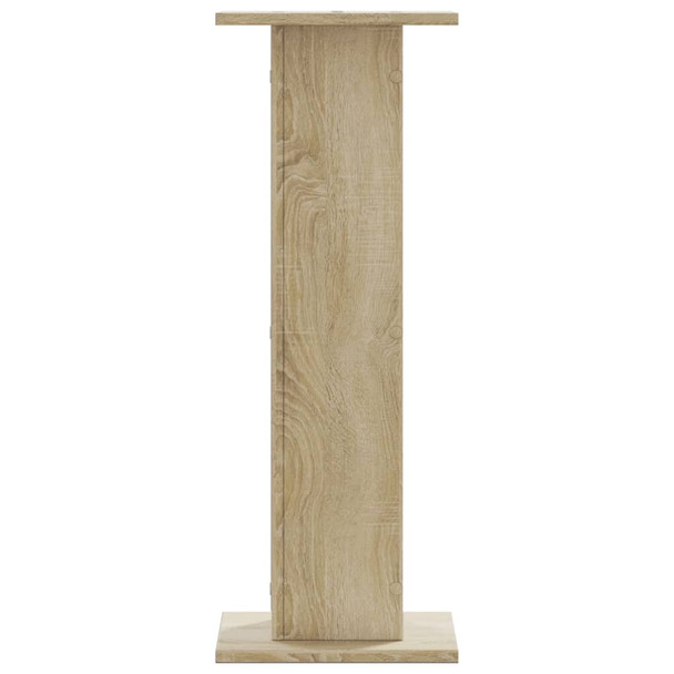 Stalci za biljke 2 kom boja hrasta sonome 30x30x80 cm drveni n.p