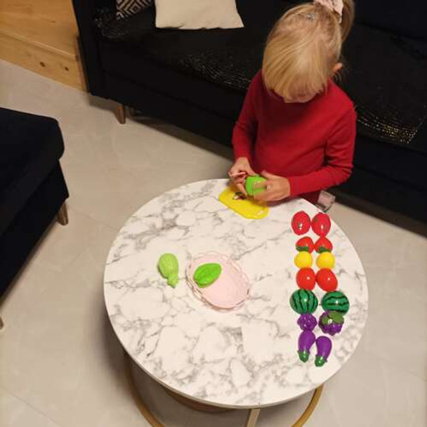 Set voća i povrća za rezanje u korpi 22576