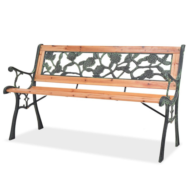Vrtna klupa 122 cm drvena