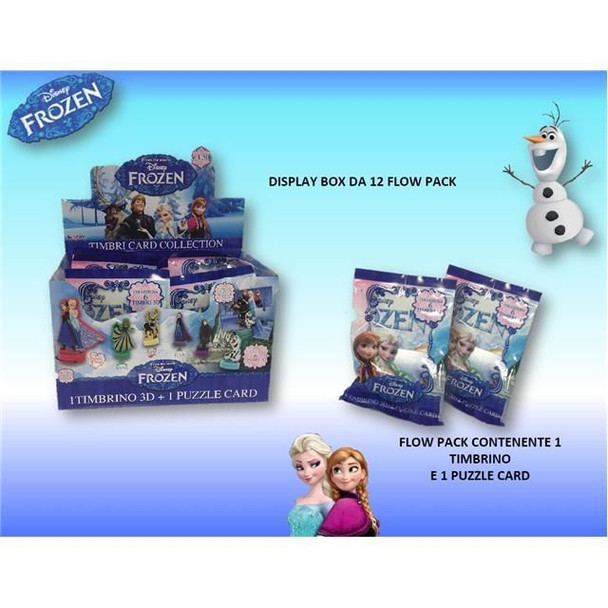 FROZEN KREATIVNI SET:PEČAT+PUZZLE+FIGURA