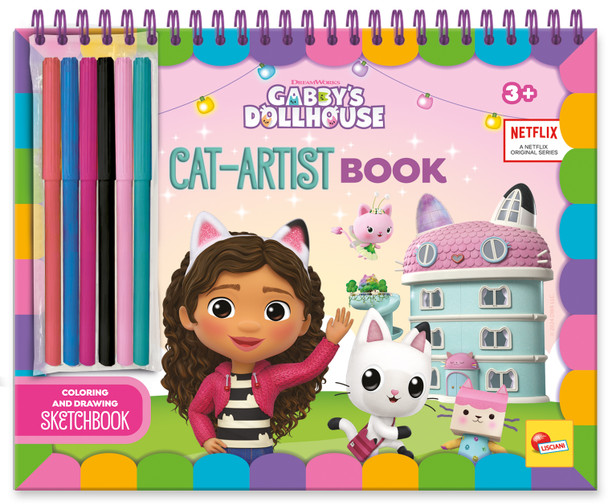 Gabby's Dollhouse čarobna knjiga Gab-tastic nacrtaj i oboji (8)