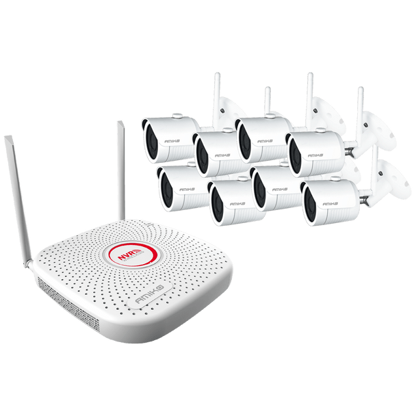 Amiko Home Set za video nadzor, 2 Mpixel, 8 x bullet cam., 9 ch, WiFi - WIFI KIT-8900