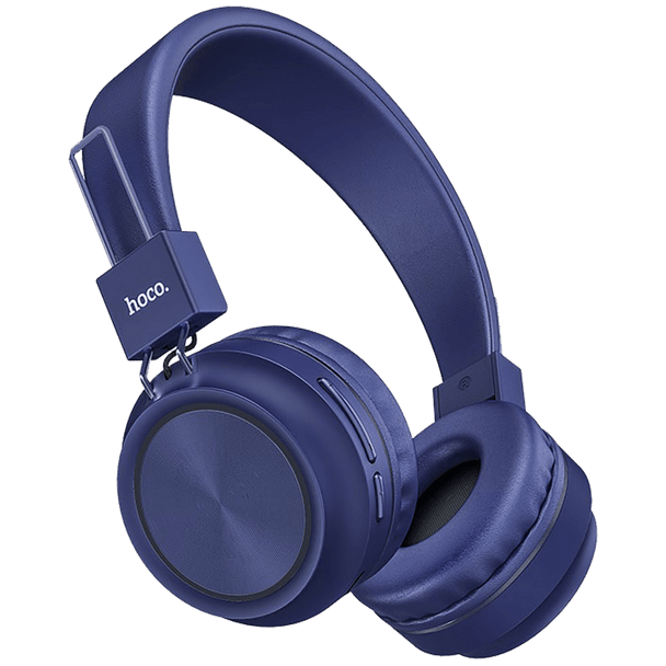 hoco. Slušalice bežične/žične, Bluetooth, 8h rada, mikrofon - W25 Promise Plave