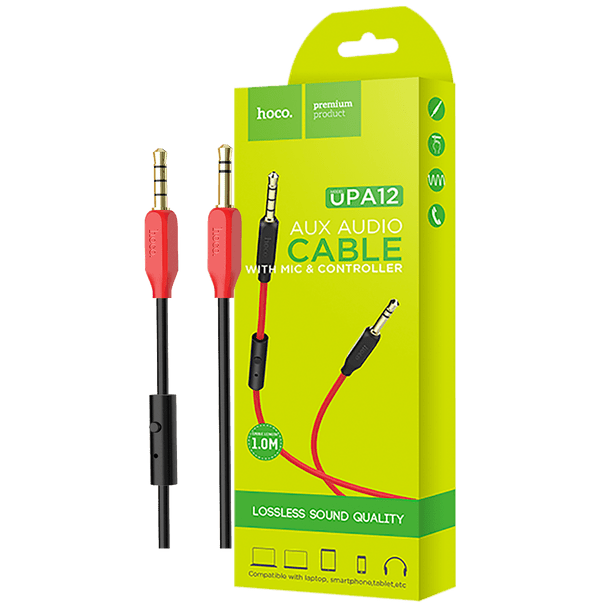hoco. Audio kabl 3.5 mm sa mikrofonom, dužina 1.0 metar - UPA12 AUX MIC