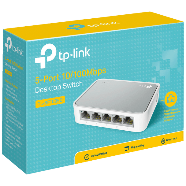 TP-LINK 5-Portni switch, 200Mbps, 10/100M - TL-SF1005D