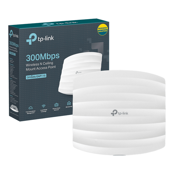 TP-LINK Wireless N Access Point, 300Mbps, 2.4GHz - EAP115