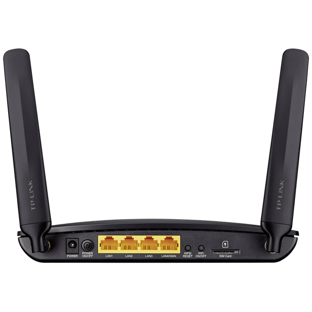 TP-LINK 3G/4G LTE Wireless N Router, 4 porta, microSIM slot, 300Mbps - TL-MR6400