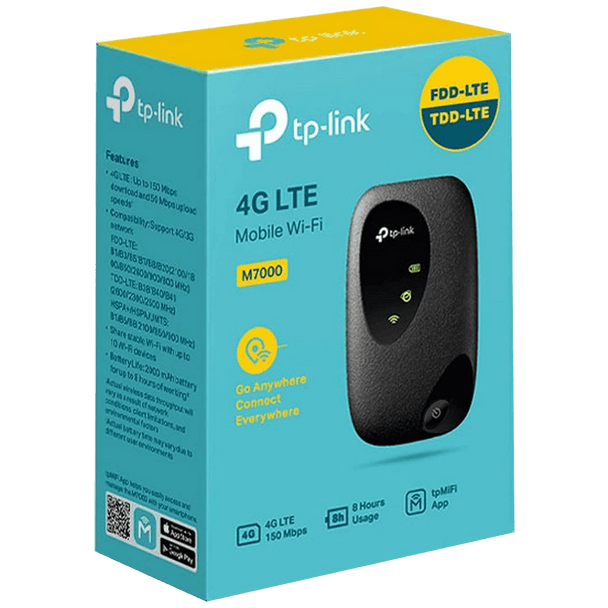 TP-LINK 4G LTE mobilni WiFi router, 150 Mbps, WiFi 300 Mbps - M7200