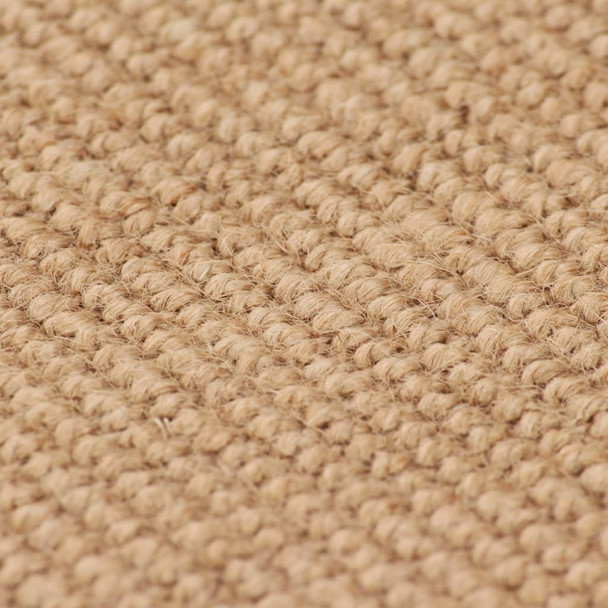Ukrasni tepih od jute s podlogom od lateksa 70x130 cm prirodni