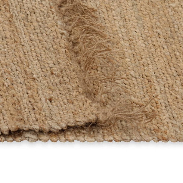 Ručno tkani ukrasni tepih od jute 120 x 180 cm prirodna boja