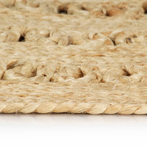 Ručno rađeni pleteni tepih od jute 210 cm