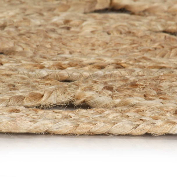 Ručno rađeni pleteni tepih od jute 210 cm