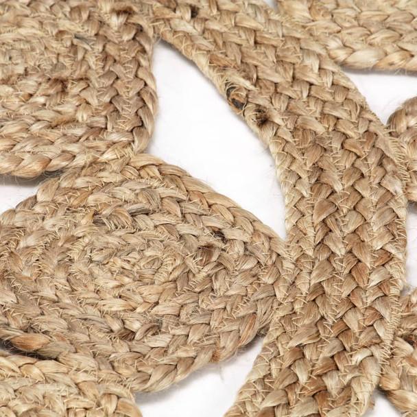 Ručno rađeni pleteni tepih od jute 210 cm