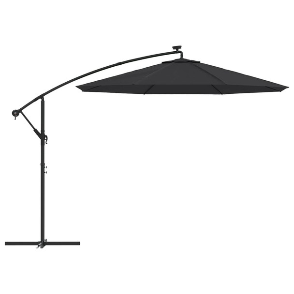 Zamjenska tkanina za konzolni suncobran 300 cm crna