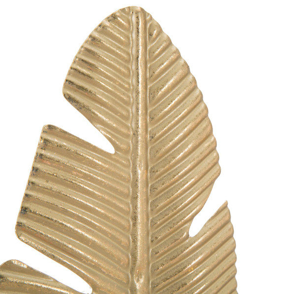 Dekor Leaf Glam Sa Svijećnjakom Cm 10x10x34