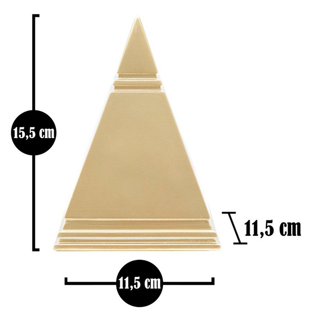 Piramida Zlatna Cm 11,5x11,5x15,5
