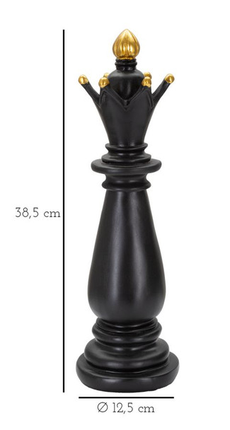 Crno-Zlatni Bishop Cm Ø 12,5x38,5
