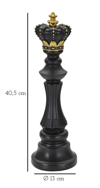 Crno-Zlatni Kralj Cm Ø 13x40,5