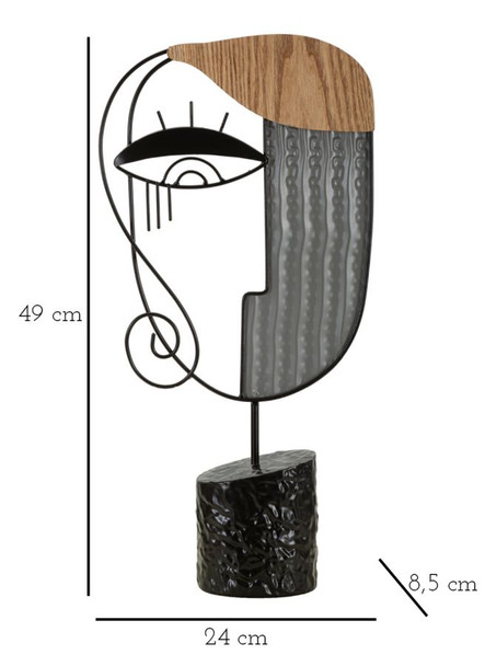 Picassy Skulptura Cm 24x8,5x49