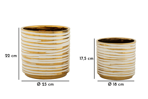 Držač Za Vazu Blom Set 2 Kom Cm Ø 23x22-18x17,5