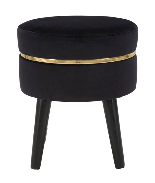 Stool Paris Black Cm Ø 35x40,5