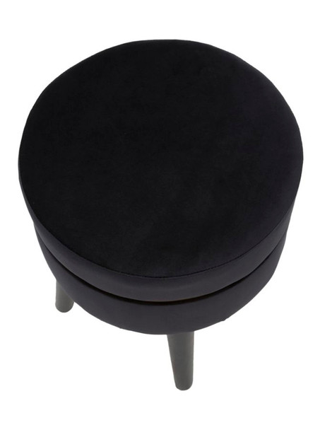 Stool Paris Black Cm Ø 35x40,5