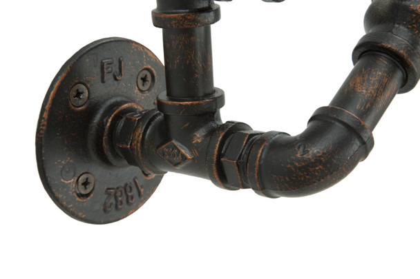 Wall Bottle Holder Manhattan 6 Places Cm 27x15x55